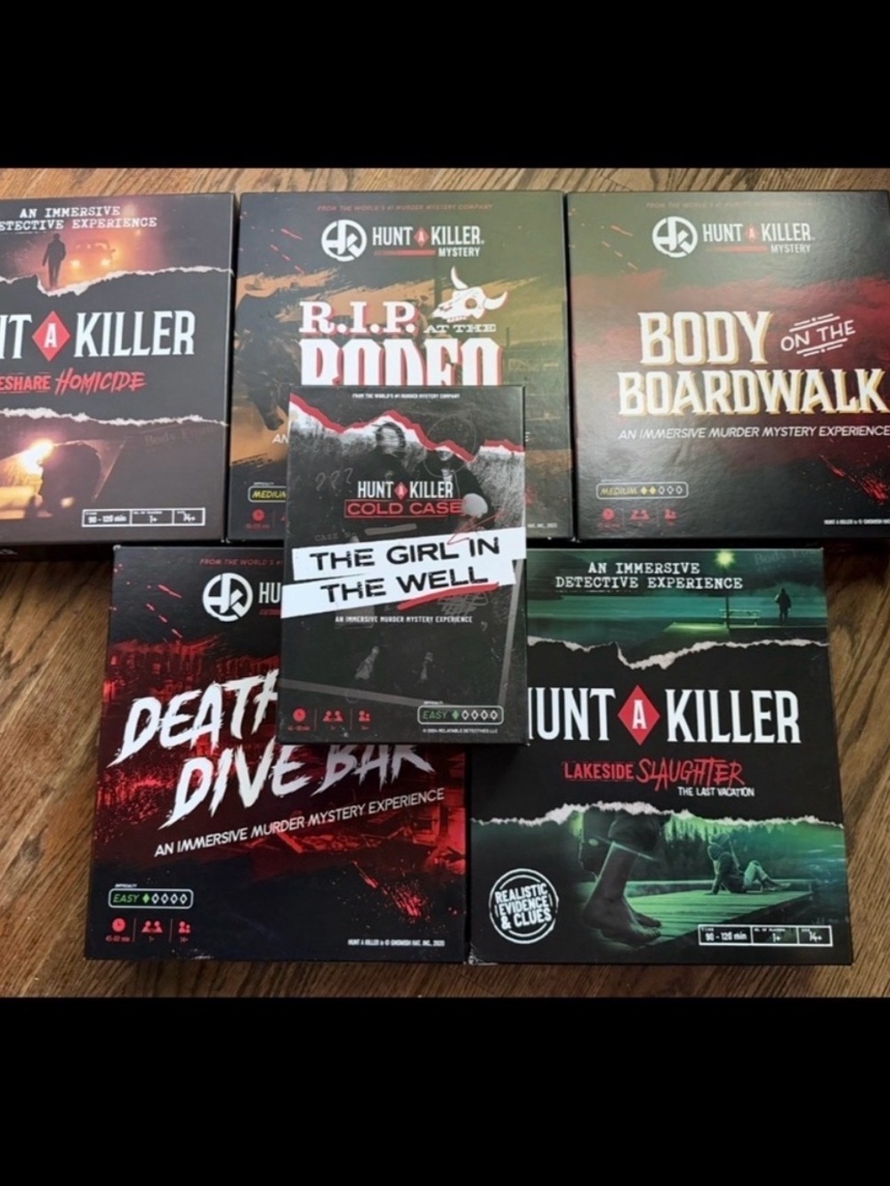 Hunt A Killer Mystery Game Set Of 6